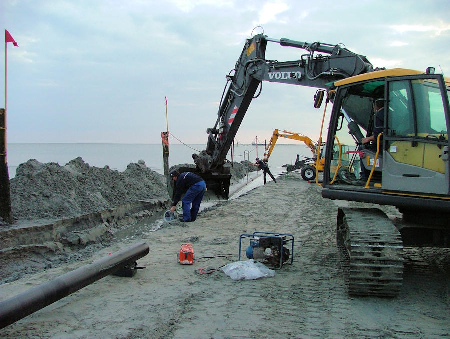 2008 - Neue Seewasserleitung 2008 - Neue Seewasserleitung