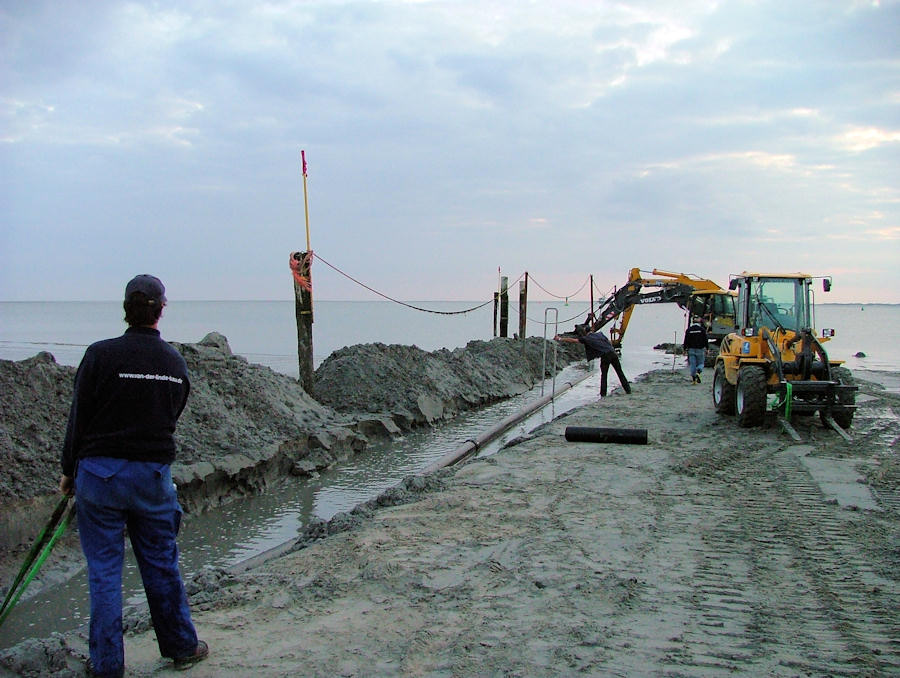 2008 - Neue Seewasserleitung 2008 - Neue Seewasserleitung