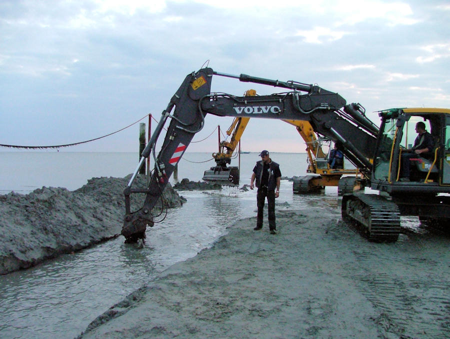 2008 - Neue Seewasserleitung 2008 - Neue Seewasserleitung