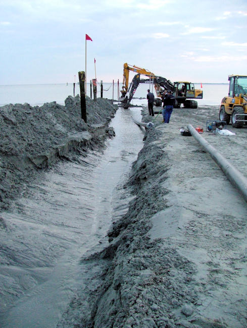 2008 - Neue Seewasserleitung 2008 - Neue Seewasserleitung