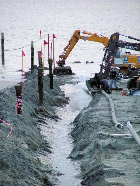 2008 - Neue Seewasserleitung 2008 - Neue Seewasserleitung