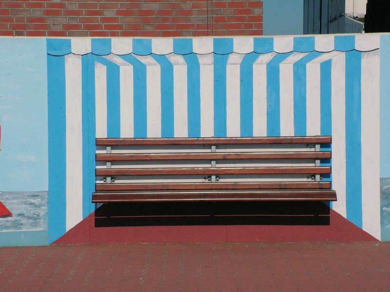 Wilfried Schlegel - Verschiedene Motive an der Hafenmauer (2006)