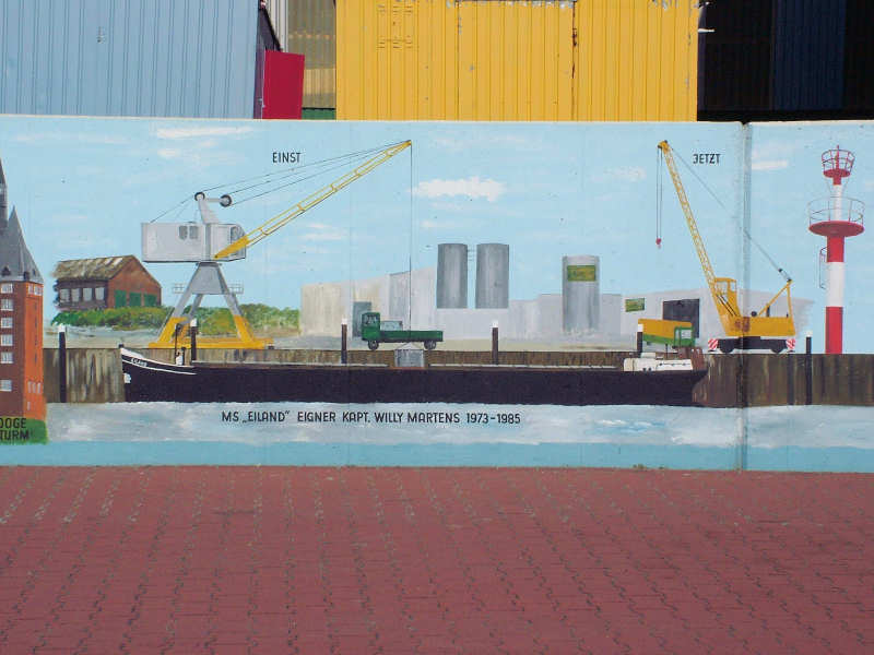 Wilfried Schlegel - Verschiedene Motive an der Hafenmauer (2006) Wilfried Schlegel - Verschiedene Motive an der Hafenmauer (2006)