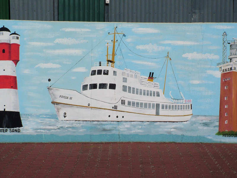 Wilfried Schlegel - Verschiedene Motive an der Hafenmauer (2006)