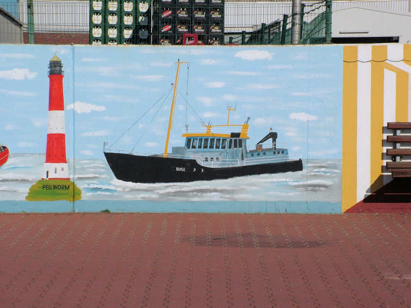 Wilfried Schlegel - Verschiedene Motive an der Hafenmauer (2006) Wilfried Schlegel - Verschiedene Motive an der Hafenmauer (2006)