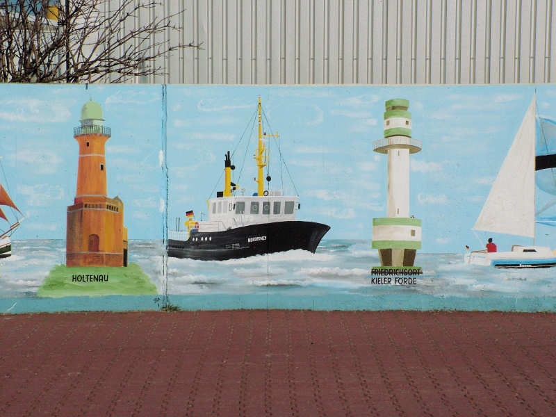 Wilfried Schlegel - Verschiedene Motive an der Hafenmauer (2006) Wilfried Schlegel - Verschiedene Motive an der Hafenmauer (2006)