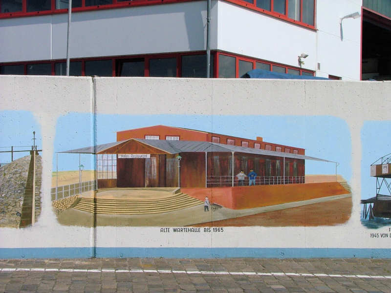 Wilfried Schlegel - Verschiedene Motive an der Hafenmauer (2006)