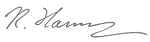 Unterschrift Remmer Harms