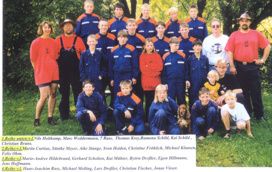 Zeltlager der Jugendwehr in Braunlage vom 25.07. bis 01.08.1998 Zeltlager der Jugendwehr in Braunlage vom 25.07. bis 01.08.1998