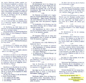 Die Statuten der F.F. Feuerwehr Norderney 28.12.1884