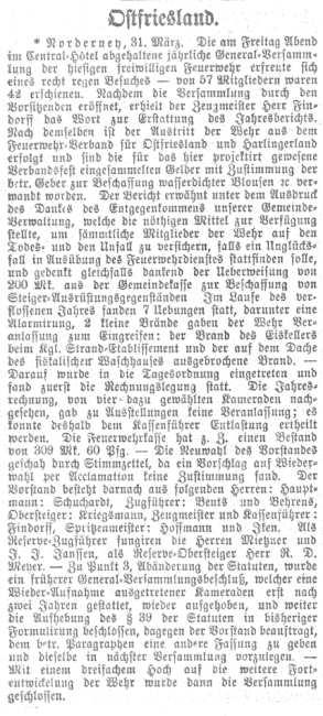 Generalversammlung am 05.03.1896 Generalversammlung am 05.03.1896