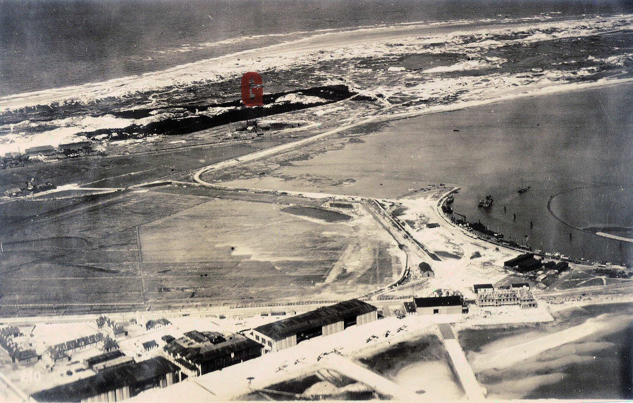 Die "Gastanstalt" (Gaswerk) brennt 1901