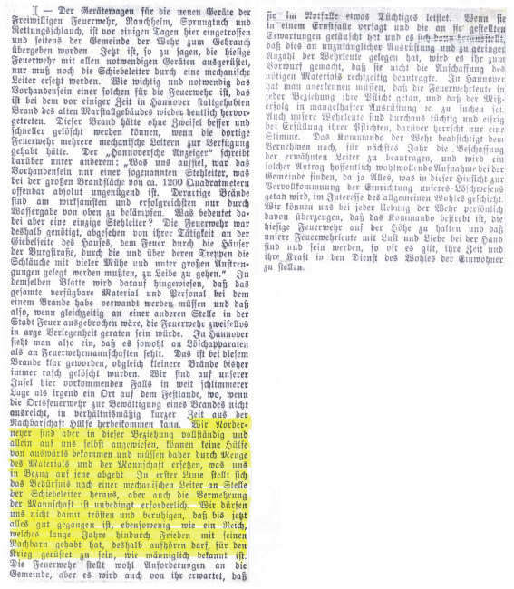 Gerätewagen für neue Geräte