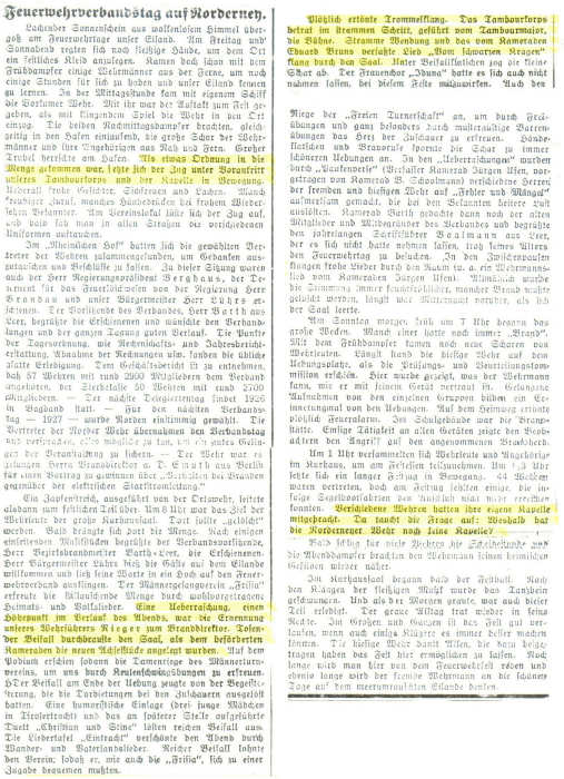 Nachtrag in der Badezeitung