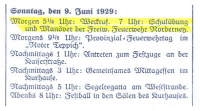 32. Provinzial-Feuerwehrtag auf Norderney 32. Provinzial-Feuerwehrtag auf Norderney