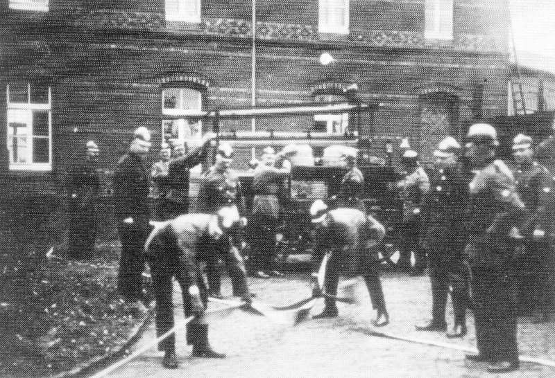 Übung am Seehospiz 30.11.1932 Übung am Seehospiz 30.11.1932