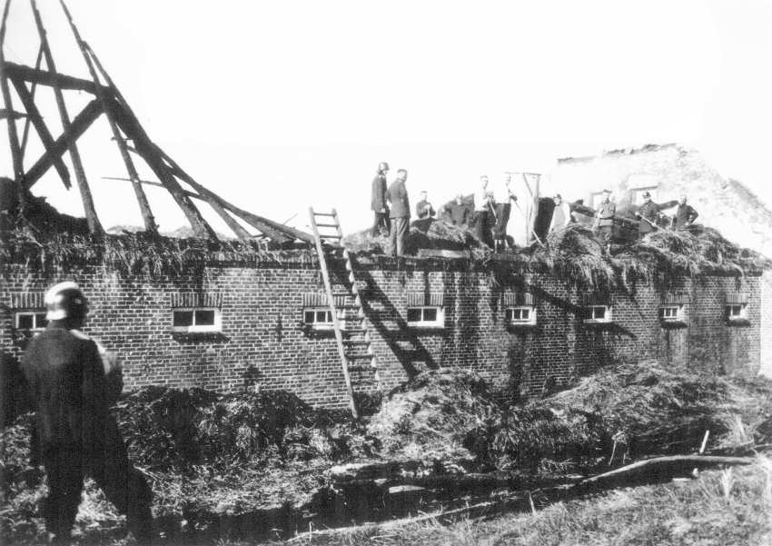 Großbrand bei der Domäne Heyen 29.09.1937