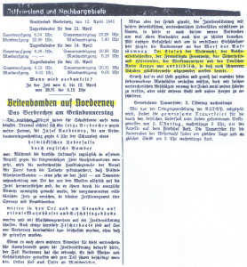 So stand es in der Badezeitung am 12.04.1941