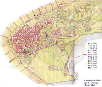 Erfassung der Bombenabwürfe von 1940 - 1941