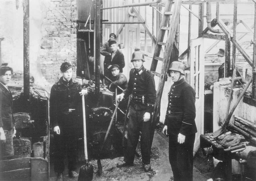 Brand im Blumenhaus Namuth 1950