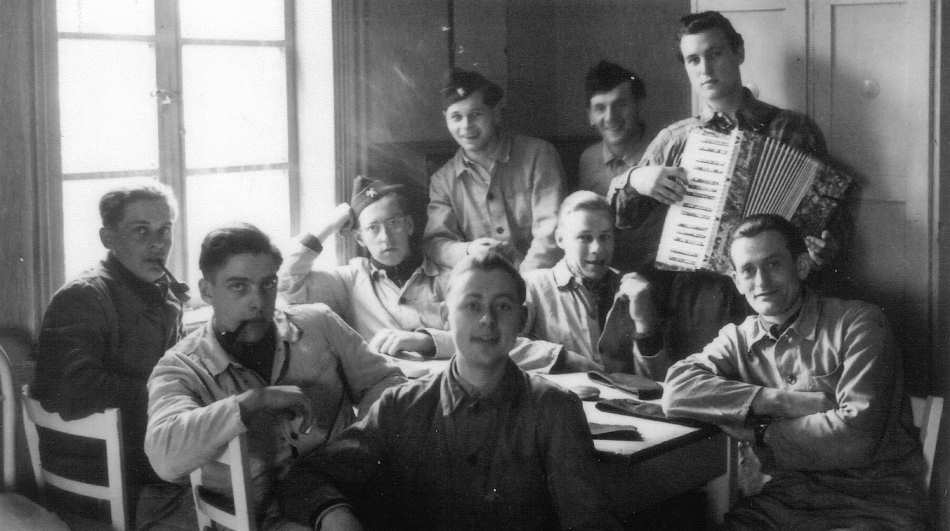 Feuerwehrschule in Loy, am 22.03.1952 Feuerwehrschule in Loy, am 22.03.1952