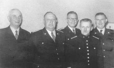 Alte Kameraden: Jakob Extra, Wilhelm Becker, Friedrich Becker, Rudolf Buchholz, Wilt de Boer.