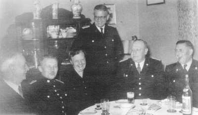 v.l.: Jakob Extra, Rudolf Buchholz, Frau Buchholz, Friedrich Becker, Wilt de Boer.