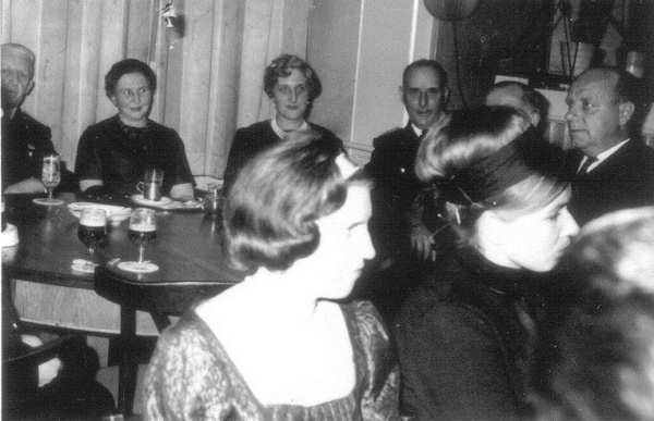 Stiftungsfest der Wehr am 15.01.1955 im Hotel "Rheinischer Hof"