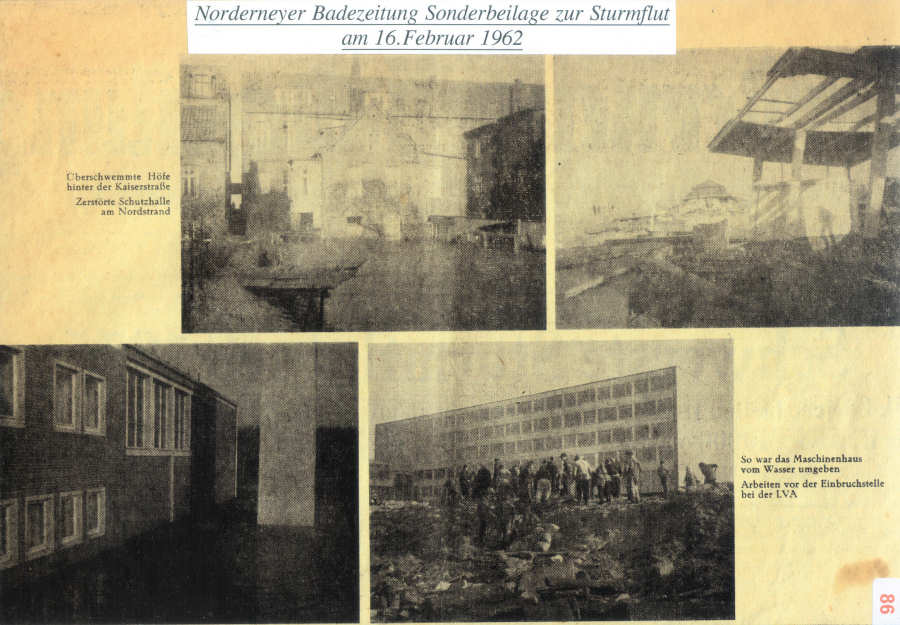 Die schwerste Sturmflut seit 100 Jahren - Februar 1962