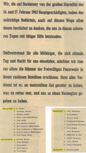 Die schwerste Sturmflut seit 100 Jahren - Februar 1962