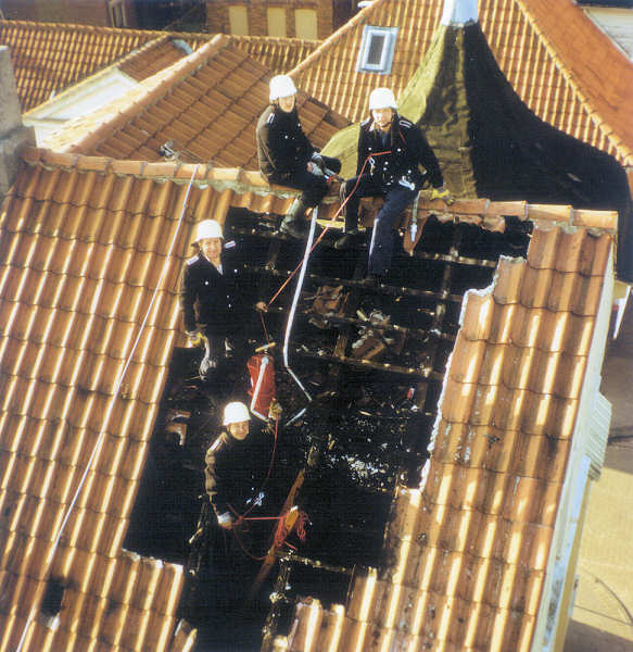 Brand "Haus Rheingold" am 06.05.1980 Brand "Haus Rheingold" am 06.05.1980