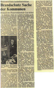 65. Landesverbandstag - Juni 1986