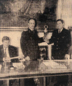 Erster offizieller Besuch der F.F. Garz/Rügen - 20.04.1991