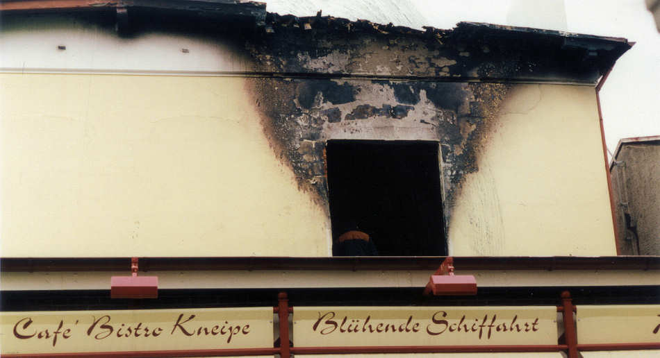 Brand "Blühende Schiffahrt" - 10.12.1994