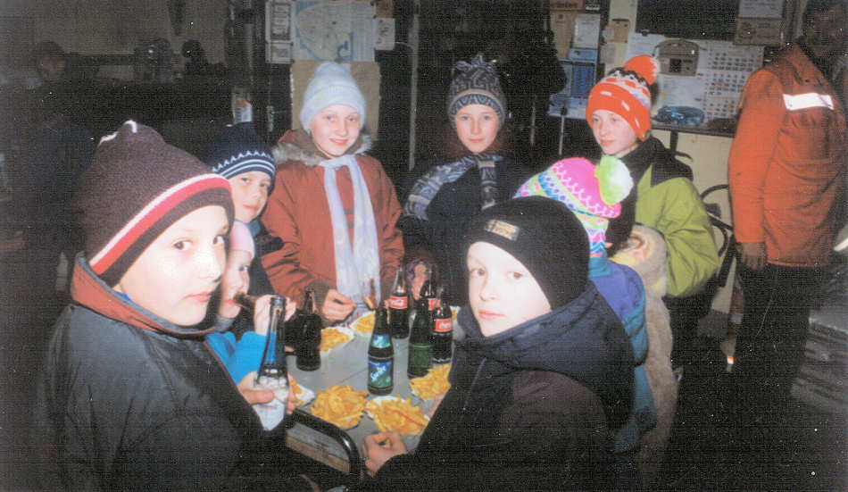 Kinder aus Weißrußland zu Besuch - 17.03.1998
