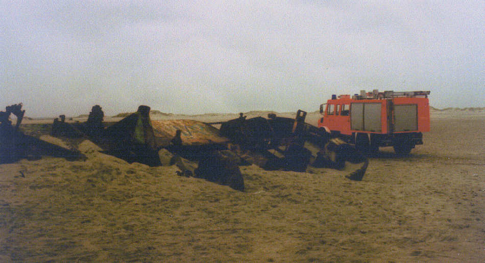 Einsatzfahrt mit dem Allrad-Fahrzeug LF8 - 02.01.2005