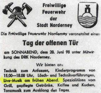 Tag der offenen Tür - 20.06.1998