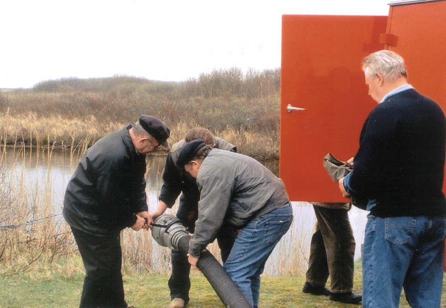 Saugprobe am "Kaiserschlot" (Leuchtturm) - Mai 2005