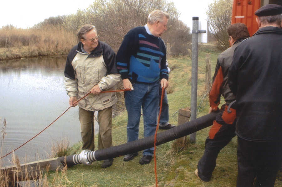 Saugprobe am "Kaiserschlot" (Leuchtturm) - Mai 2005 Saugprobe am "Kaiserschlot" (Leuchtturm) - Mai 2005