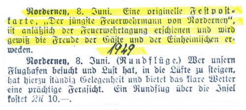 Lüttji Fürwehrmann vant' Nördernee