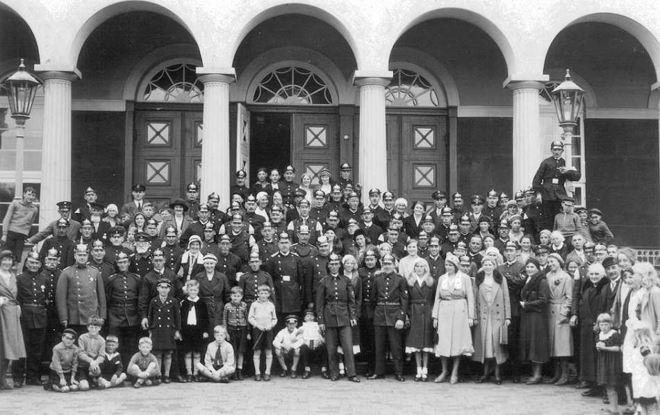 Besuch der Fw. Feuerwehren Borkum, Juist - 29.05.1932 Besuch der Fw. Feuerwehren Borkum, Juist - 29.05.1932