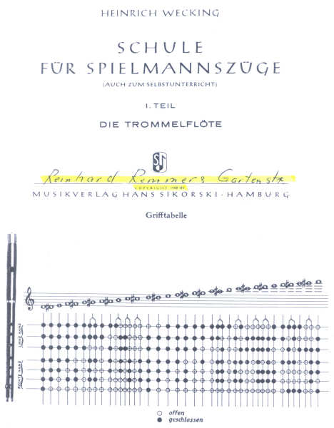 Schule für Spielmannszüge 1952