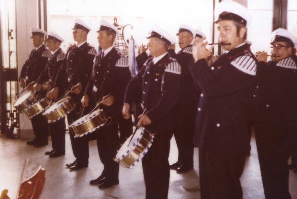 Einweihung des neuen Gerätehauses - 1974