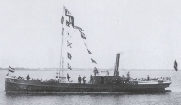 Erster Schraubendampfer "Stadt Norden", 1871