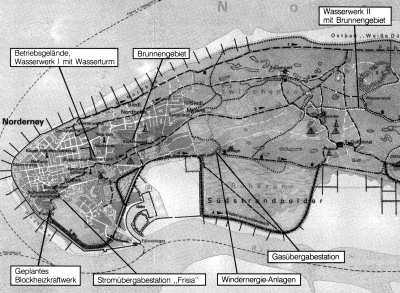 Lageplan der Einrichtungen