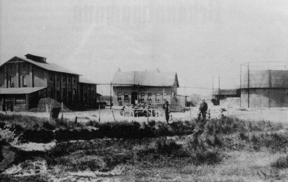 Das Gaswerk vor der Jahrhundertwende