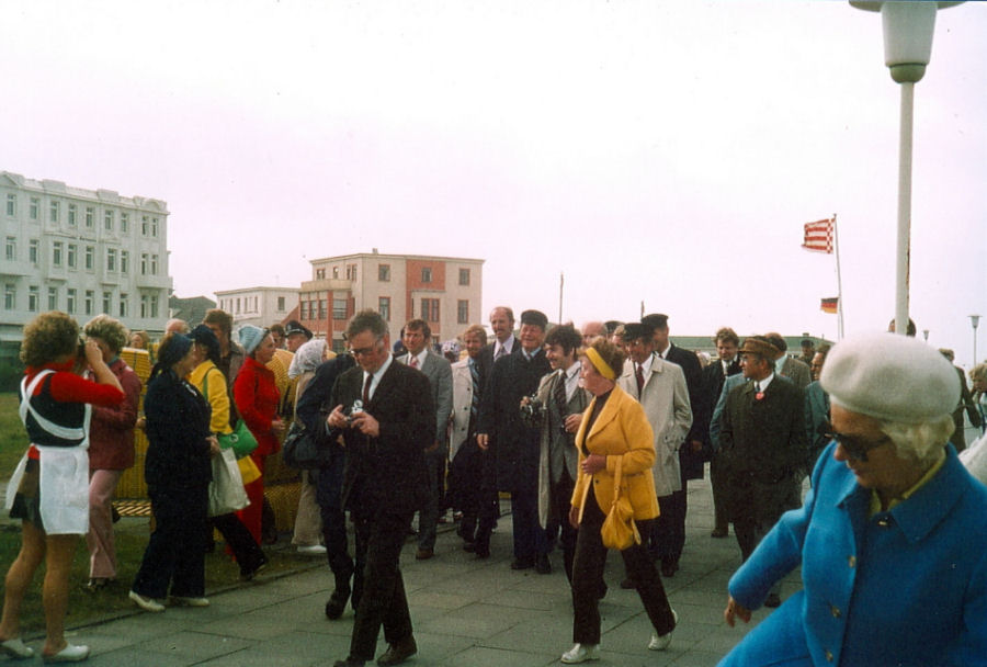 01.09.1973 - Inselbesuch von Bundeskanzler Willy Brandt.