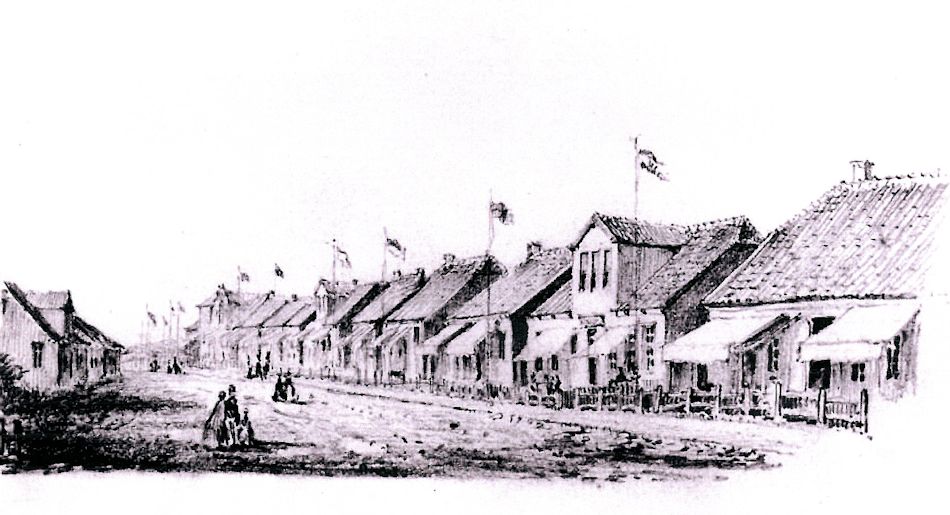 Der Damenpfad zwischen Lüttje Damenpfad und Friedrichstraße.