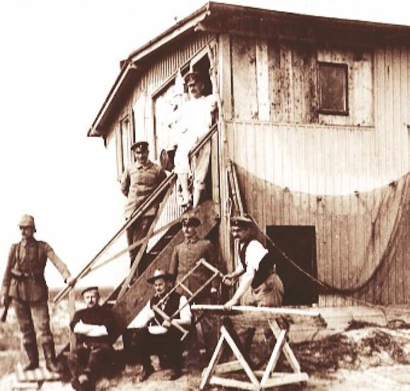 das ehemalige Vogelwärterhäuschen