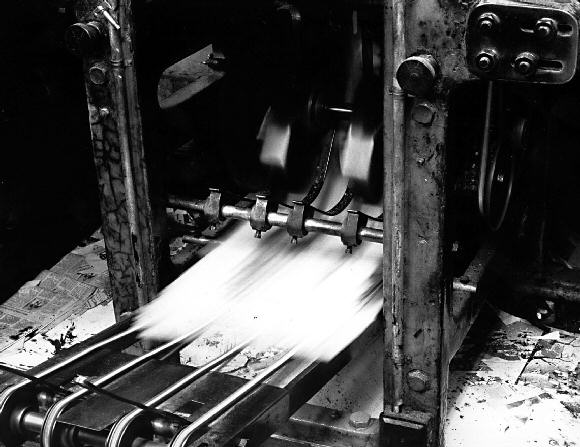 historische Druckmaschine Marke MAN